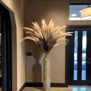 Large Floor Vase Tall Decorative Vase Textured Shatterproof Floor Standing Vase Living Room