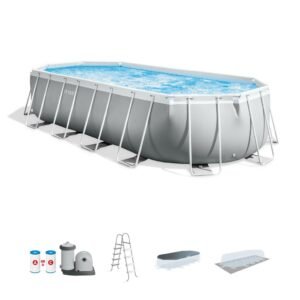 Prism Frame™ 20' x 10' x 48" Oval Above Ground Pool Set