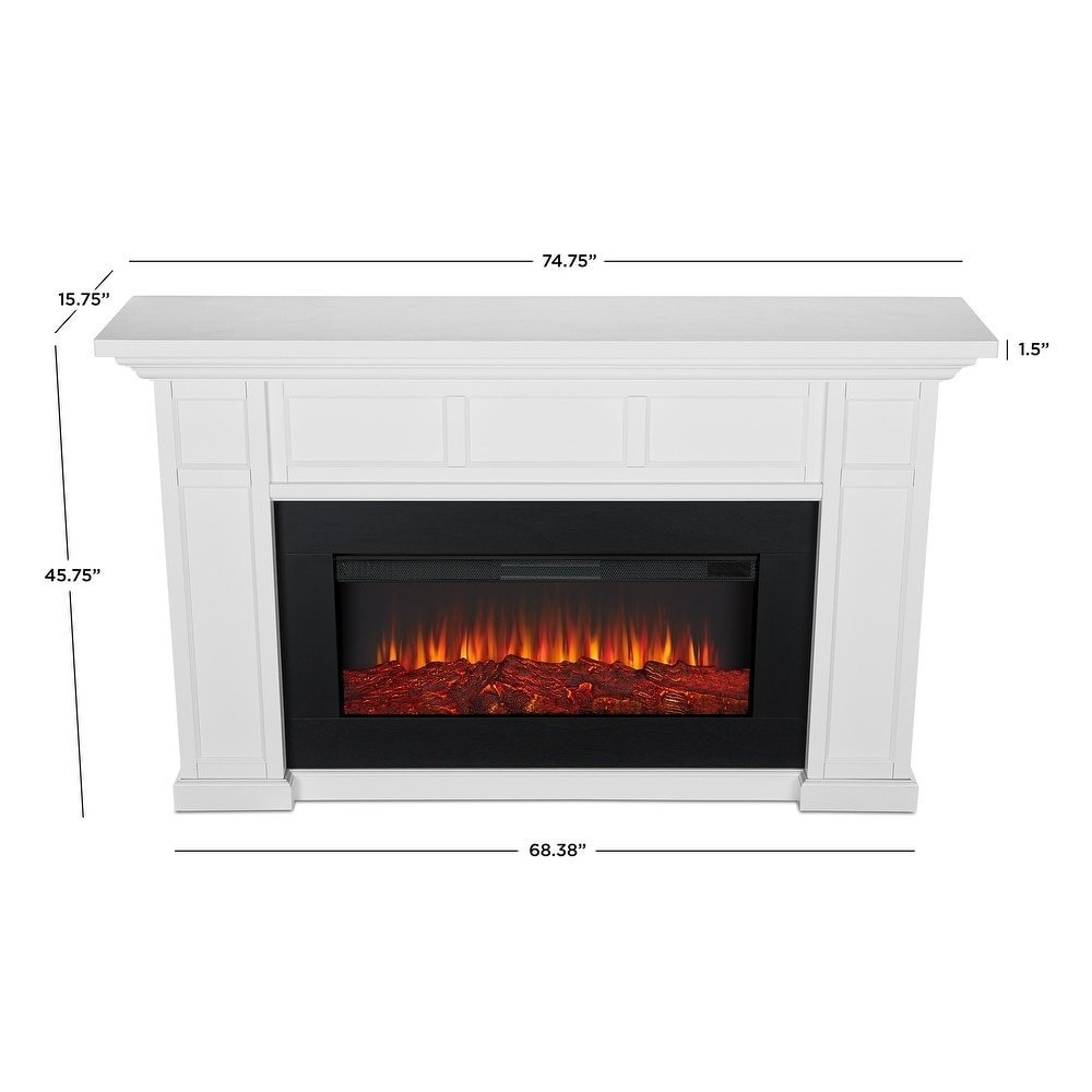 Real Flame Alcott 75" Landscape Electric Fireplace - Image 2