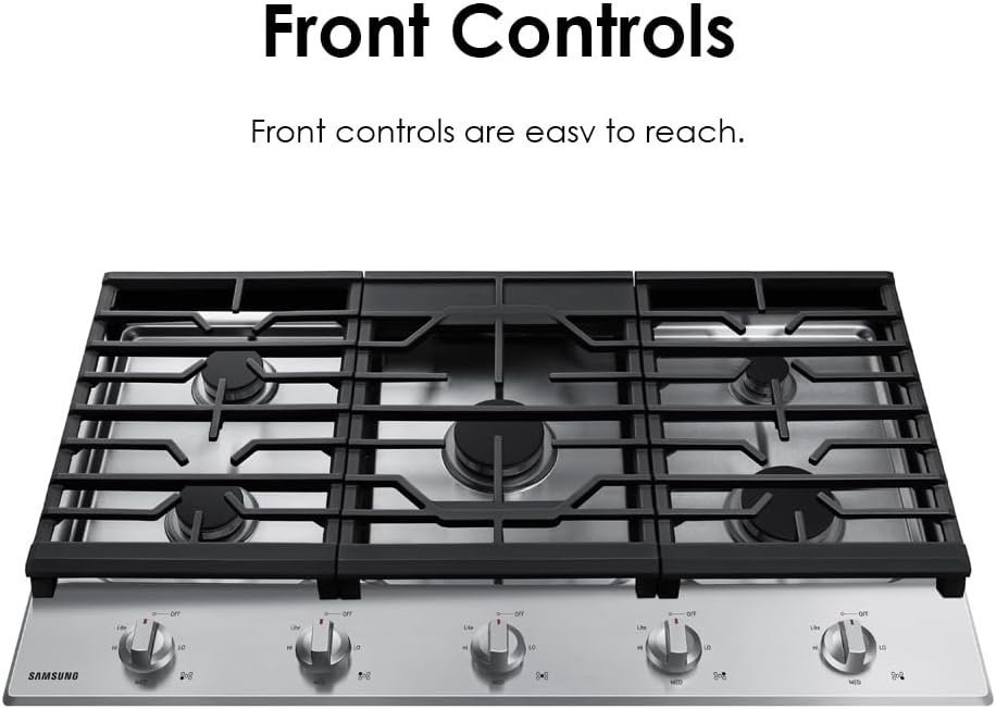 Samsung 36" Gas Cooktop NA36R5310FS - Image 4