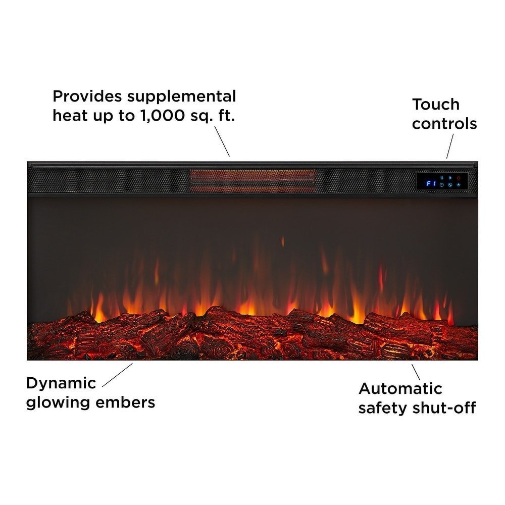 Real Flame Alcott 75" Landscape Electric Fireplace - Image 6