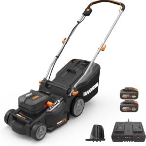WORX Nitro 40V 16" Cordless Lawn Mower w/Brushless Motor 2.0 & Intellicut