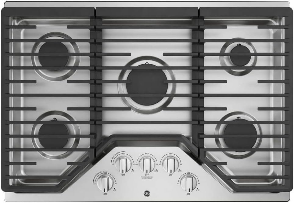 GE 30-Inch Built-In Gas Cooktop JGP5030SLSS - Image 3
