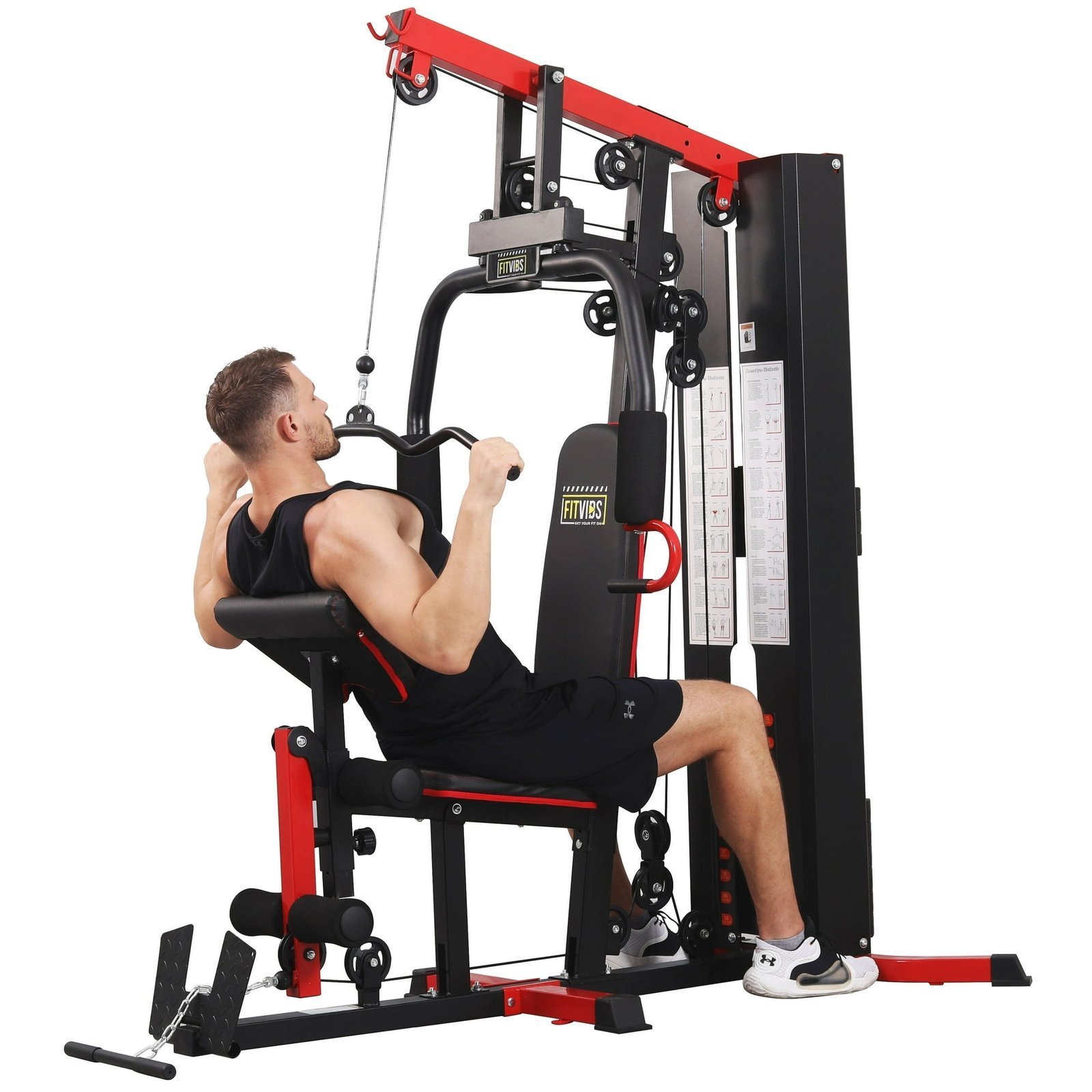 Fitvids LX750 Multifunctional Full Home Gym System Workout Station - Image 3