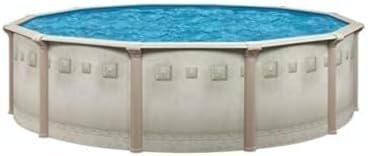 Brazil Premium 27' x 52" Round Above Ground Swimming Pool Package - Image 2