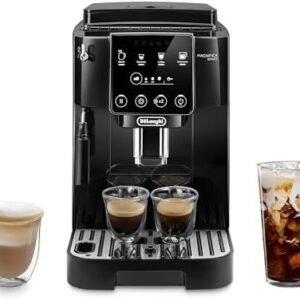 De'Longhi Magnifica Start Automatic Espresso Machine with Manual Milk Frother & Built in Grinder - 3 One-Touch Recipes, Easy-to-Clean, Home Barista Coffee Maker for Lattes, Cappuccino, Iced Coffee