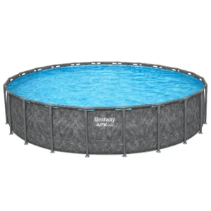 Bestway APX 365 22'x52" Round Above Ground Swimming Pool Set with Pump and Ladder
